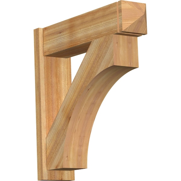 Ekena Millwork Westlake Rough Sawn Arts and Crafts Outlooker, Western Red Cedar, 8"W x 32"D x 32"H OUT08X32X32WTL03RWR - main